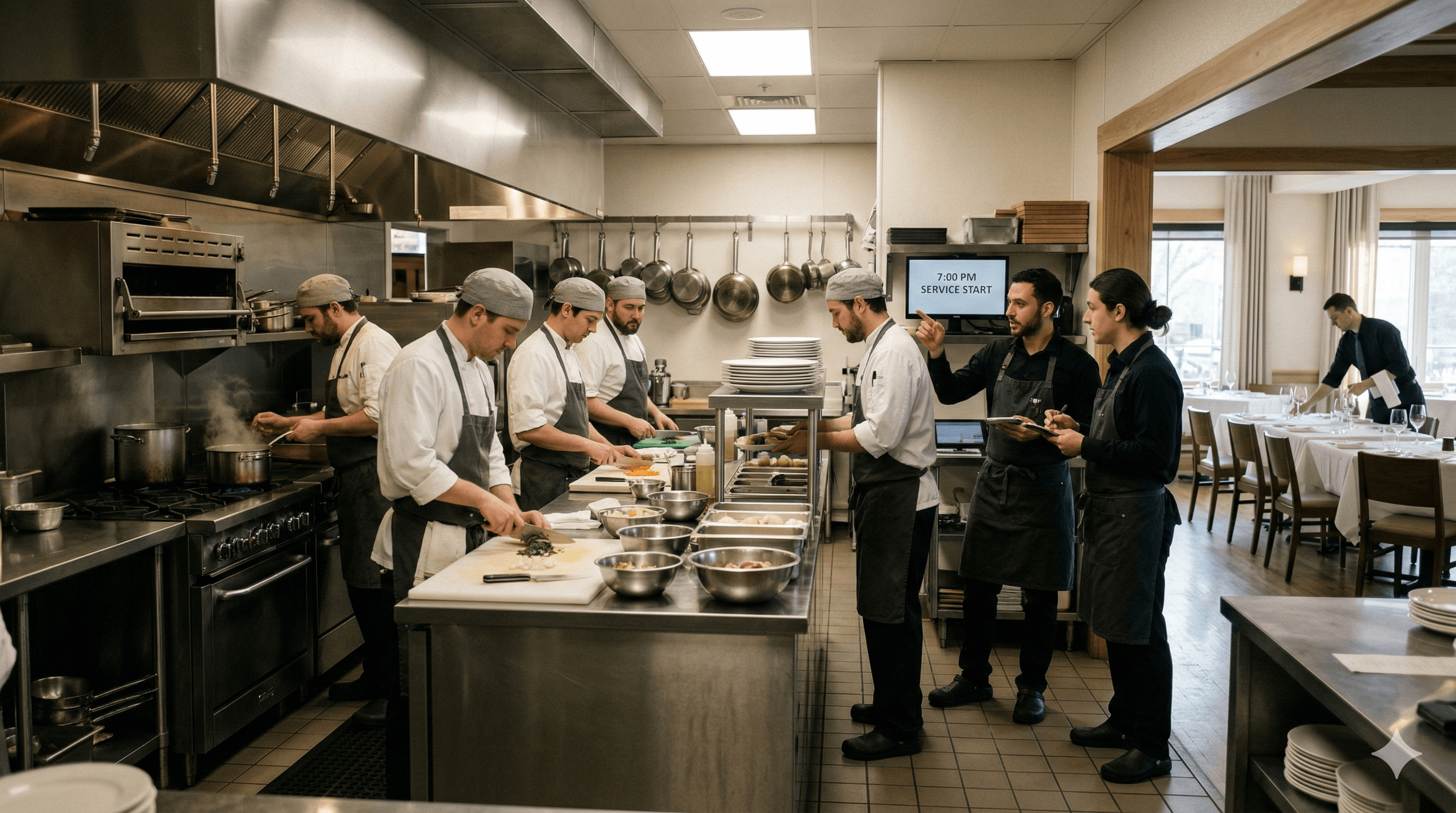 Pianificazione workflow Horeca con documenti tecnici