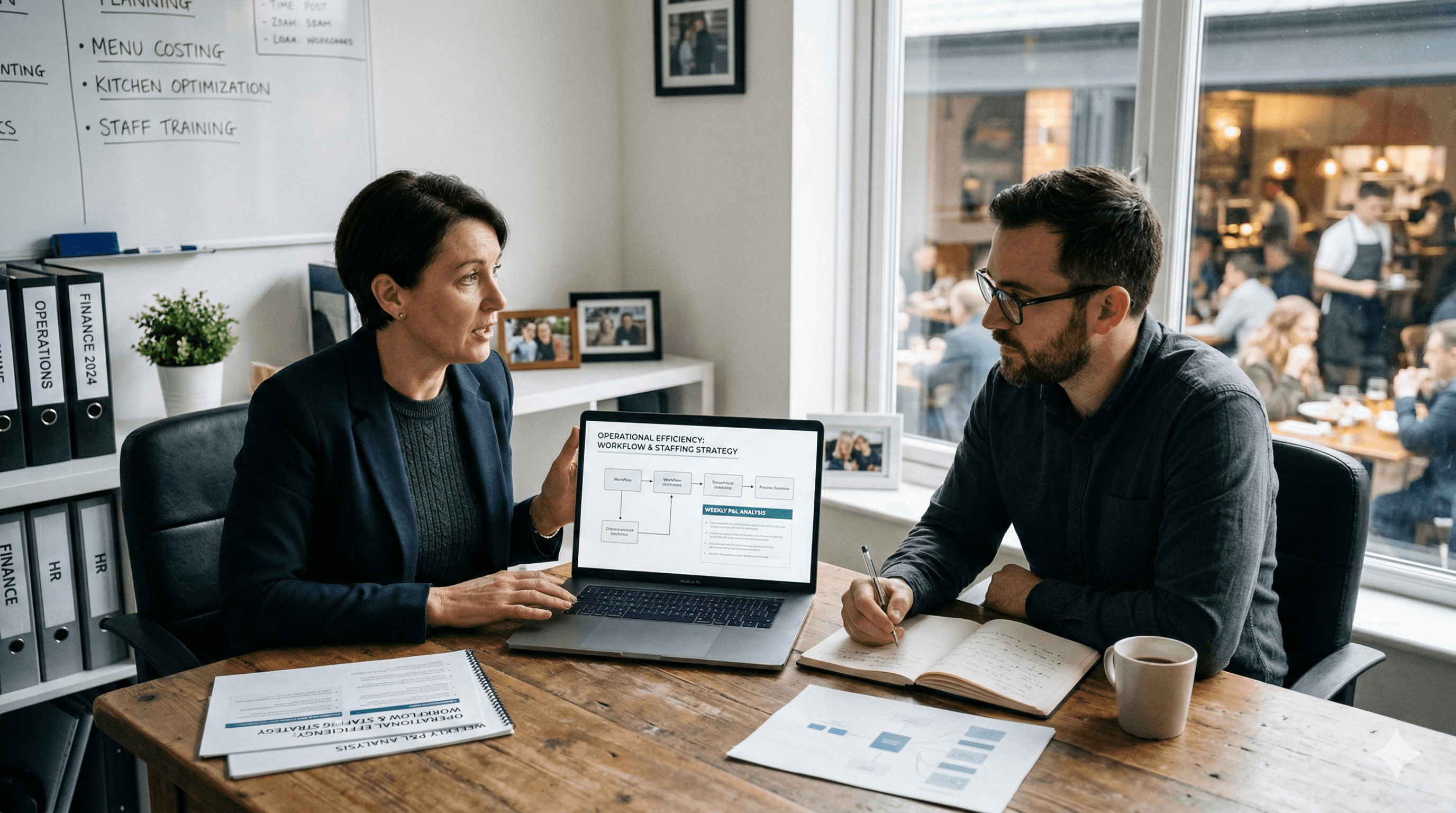 Organizzazione della postazione chef con standard operativi