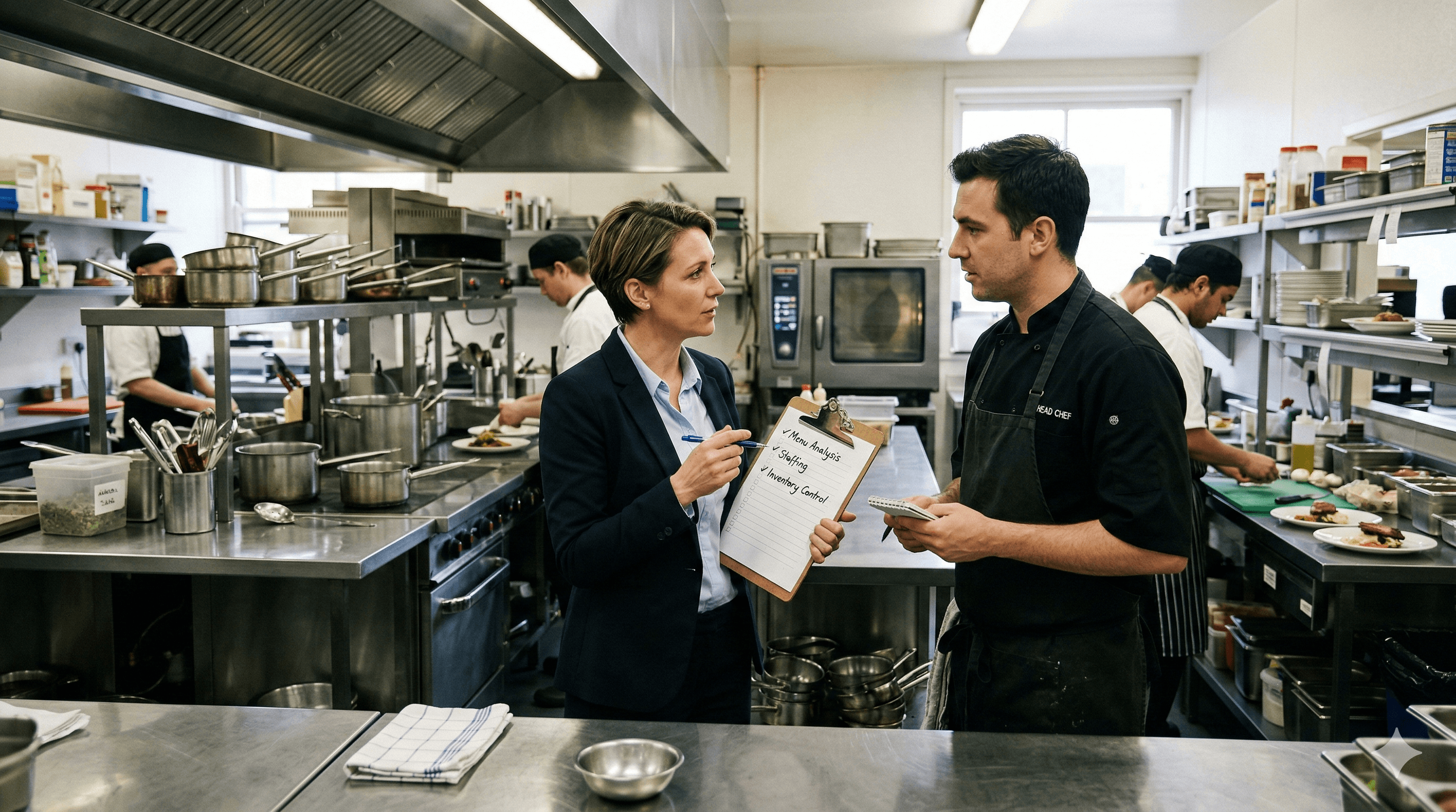 Ambiente Horeca professionale con focus operativo